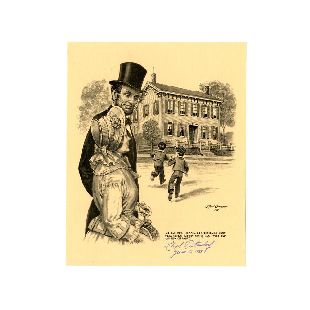 Image: Mr. and Mrs. Lincoln Return from Church