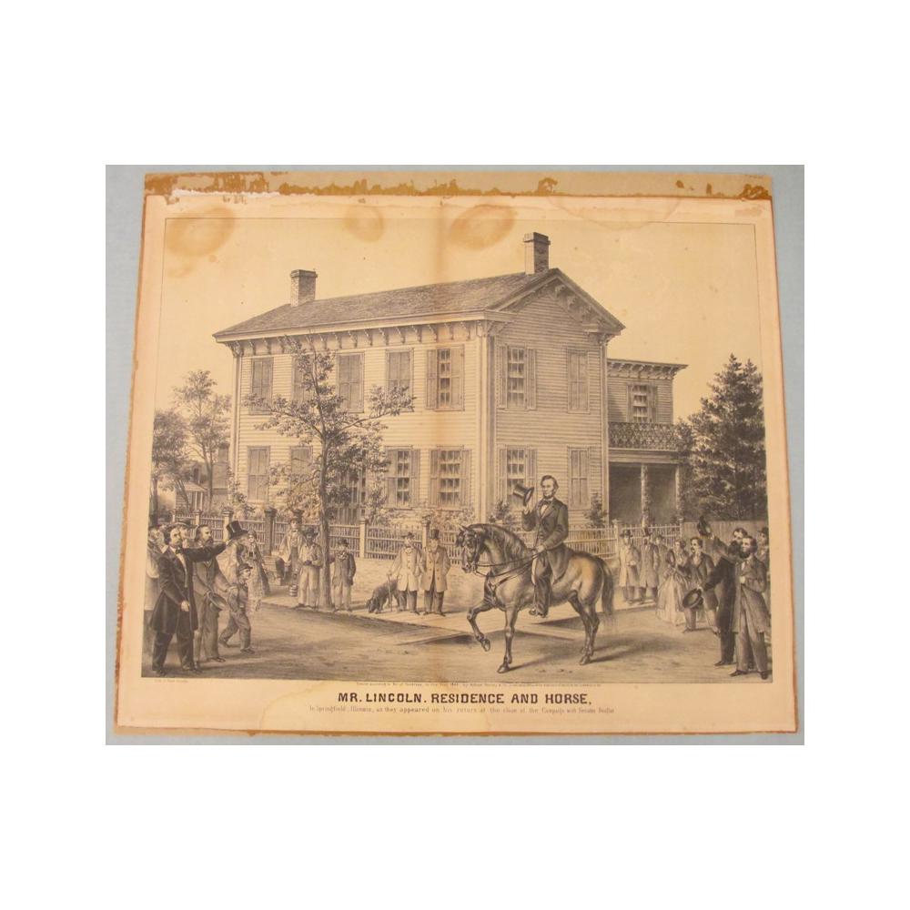 Image: Mr. Lincoln. Residence and Horse