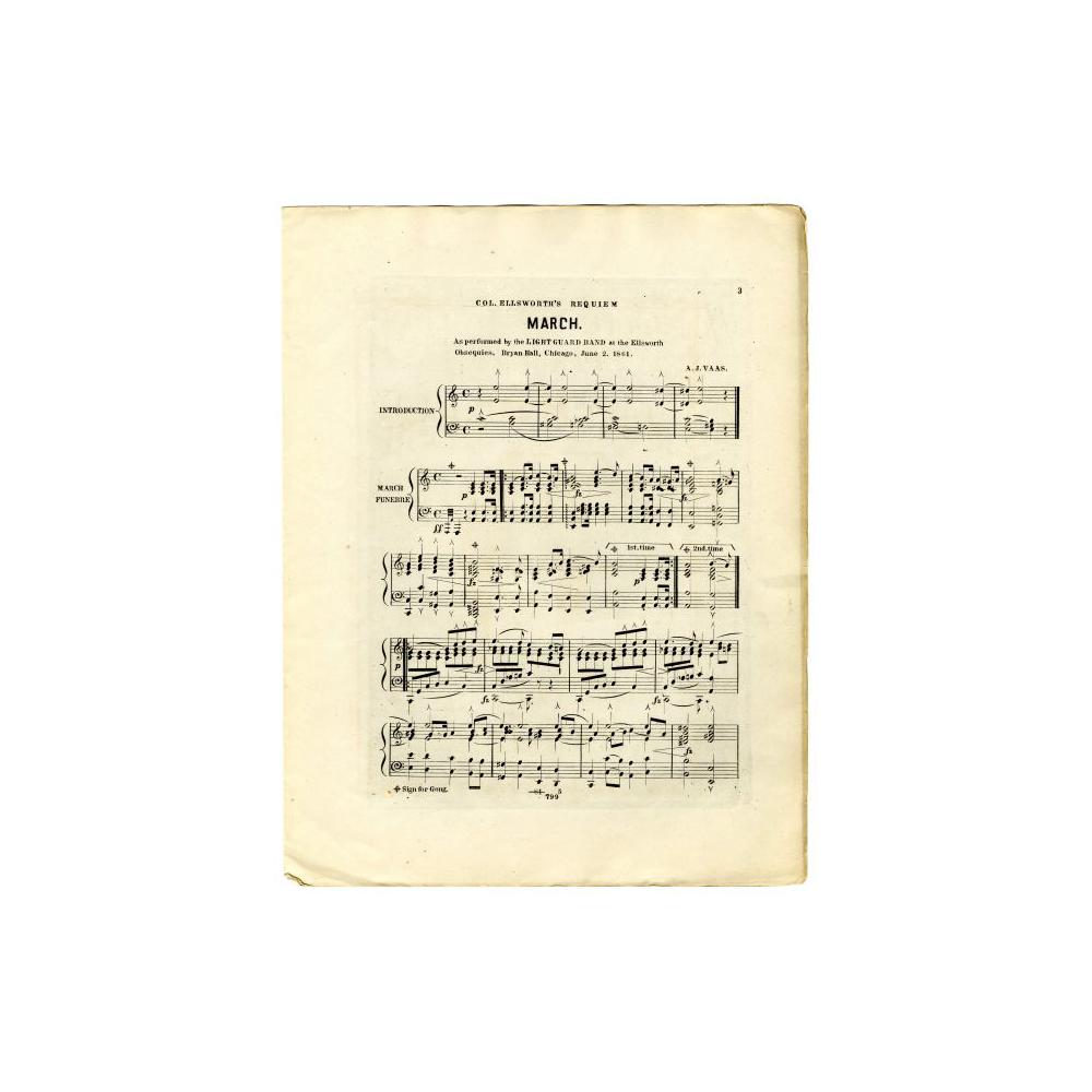 Image: Col. Ellsworth's Requiem March
