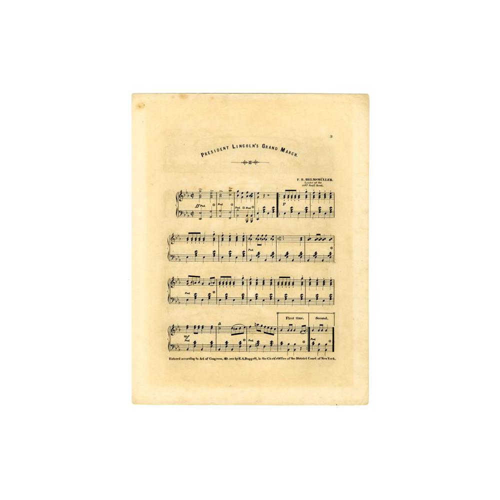 Image: President Lincoln's Grand March