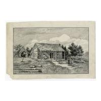 Image: Lincoln family cabin in Indiana