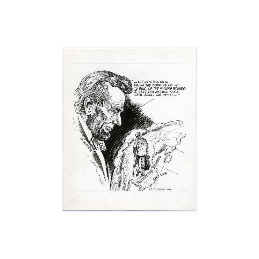 Image: Returning Vietnam Veteran and Lincoln