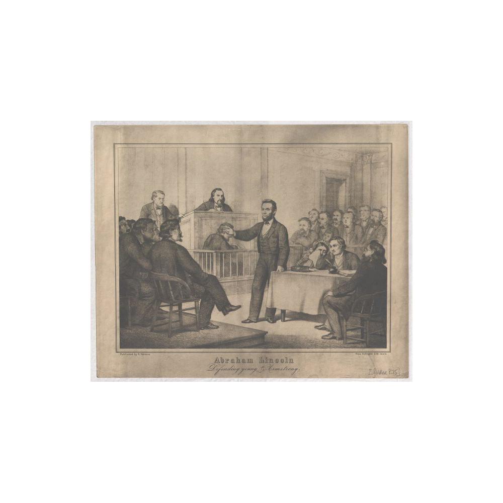 Image: Abraham Lincoln Defending Young Armstrong