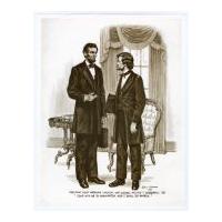Image: President-elect Abraham Lincoln, and Colonel William T. Coggeshall, 1861
