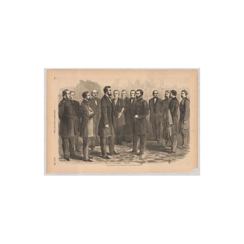 Image: Grant Receiving His Commission as Lieutenant General