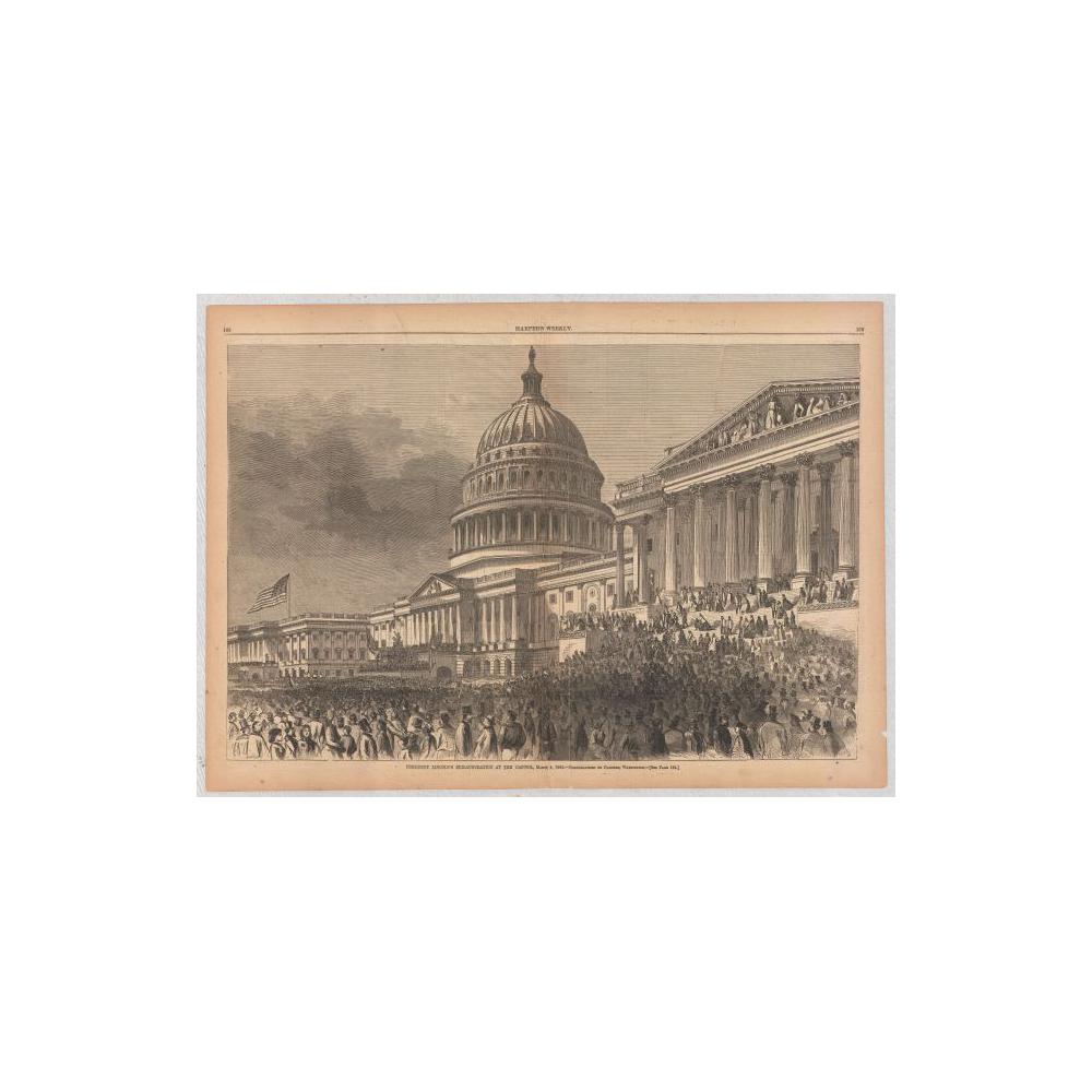 Image: President Lincoln's Reinauguration at the Capitol, March 4, 1865