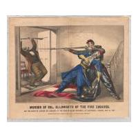 Image: Murder of Col. Ellsworth of the Fire Zouaves