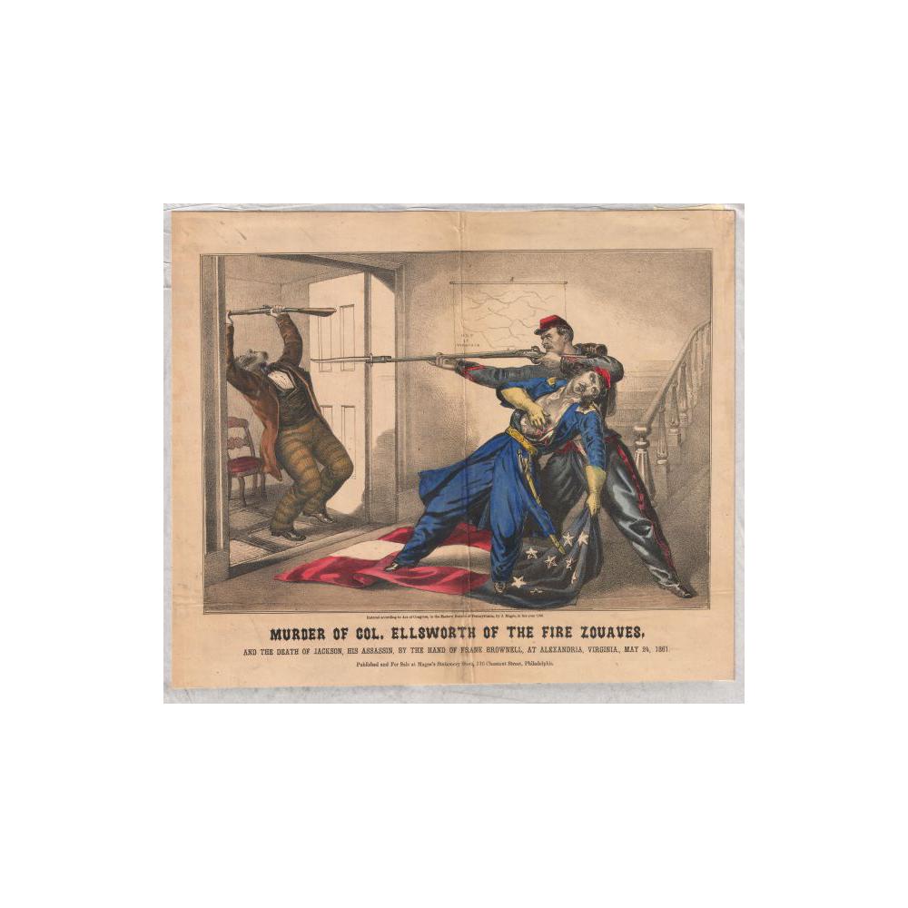 Image: Murder of Col. Ellsworth of the Fire Zouaves