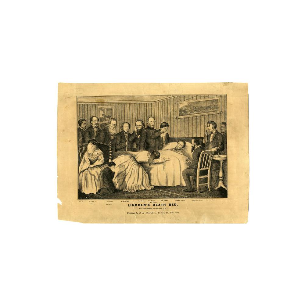 Image: Lincoln's Death Bed