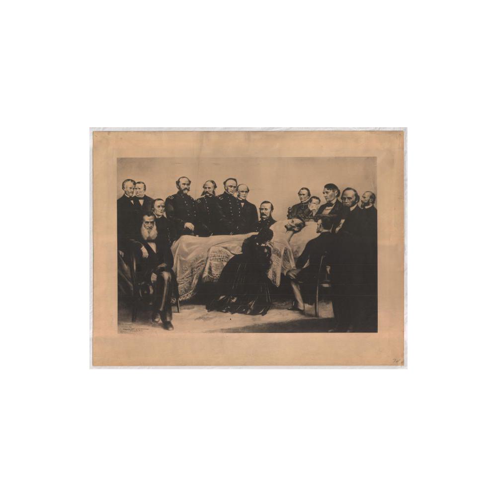 Image: Deathbed of President Lincoln