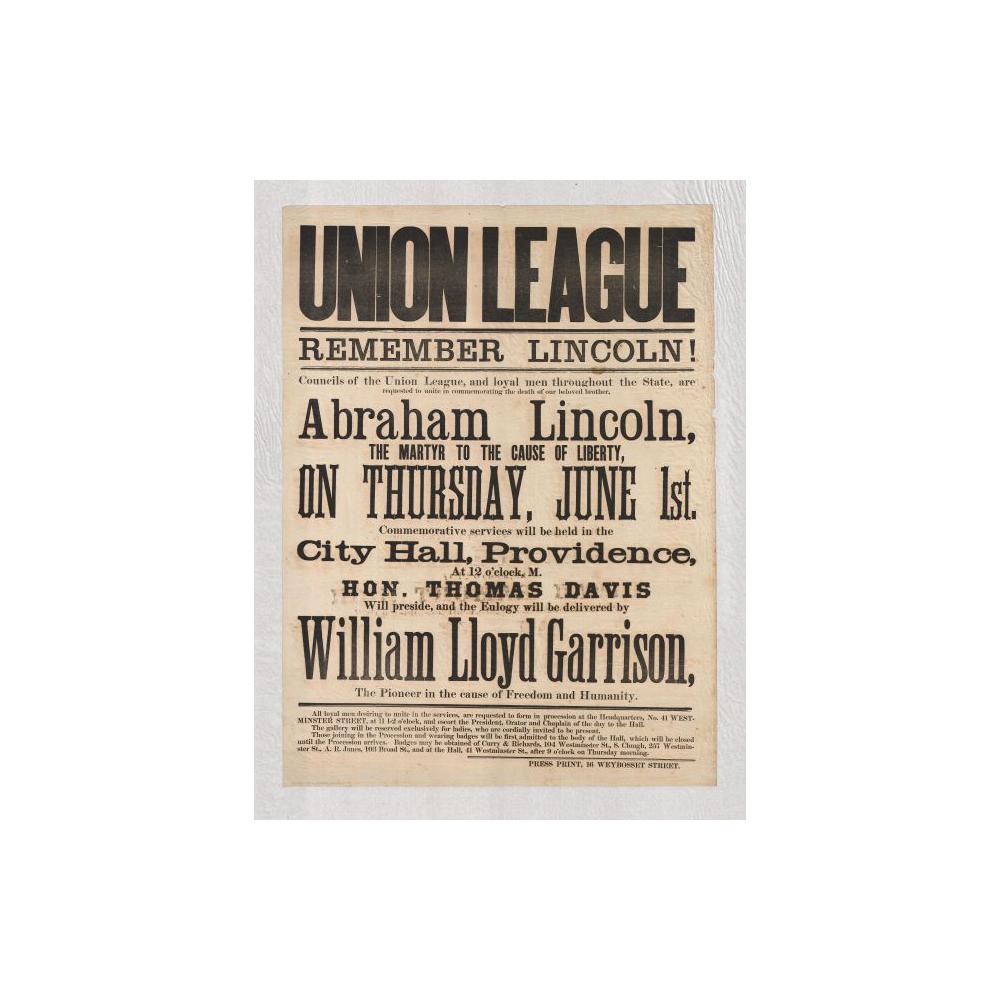 Image: Union League Remember Lincoln