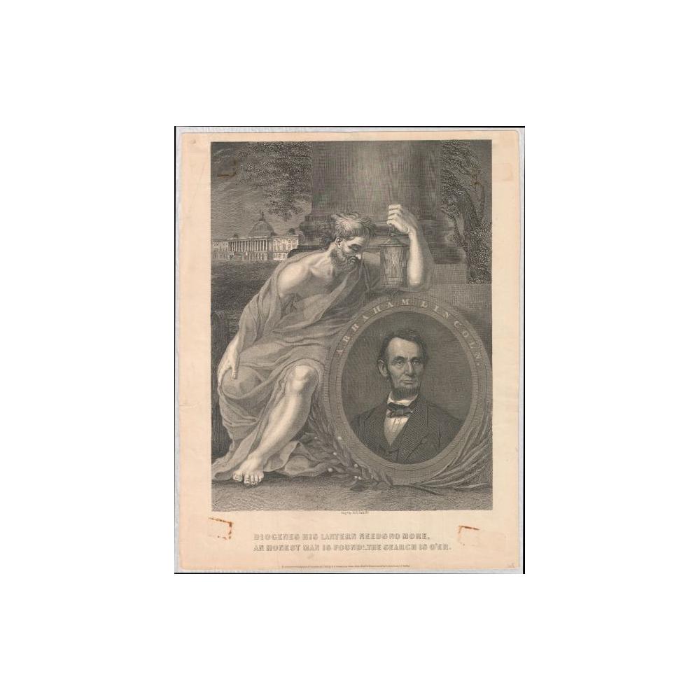 Image: Diogenes His Lantern Needs No More, An Honest Man is Found