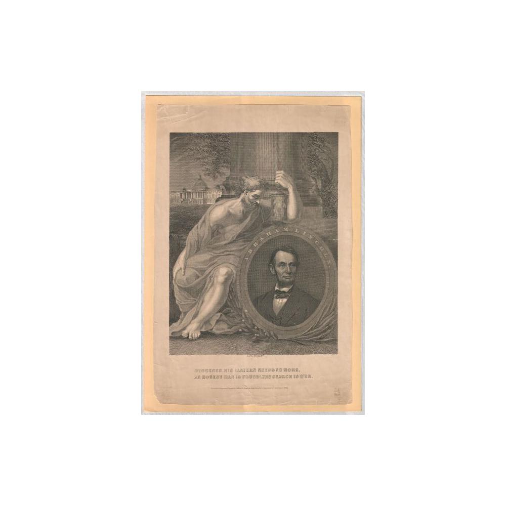 Image: Diogenes His Lantern Needs No More, An Honest Man is Found