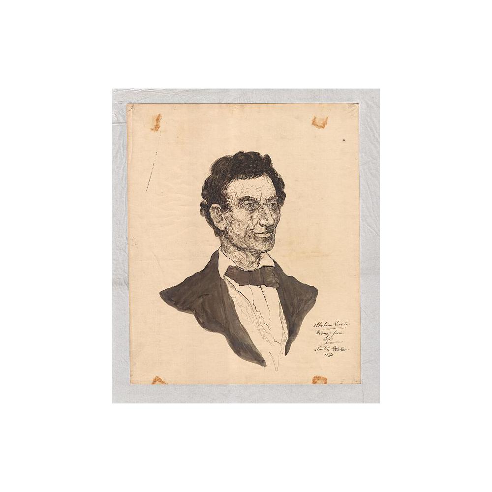 Image: Abraham Lincoln, Drawing from Life