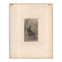 Image: President Lincoln Seated in Chair, July 1864