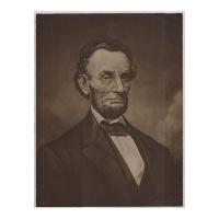 Image: Lithograph of Lincoln