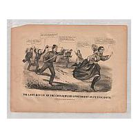 Image: The Last Ditch of the Chivalry, or A President in Petticoats