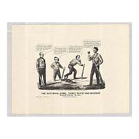 Image: The National Game: Three "Outs" and one "Run"