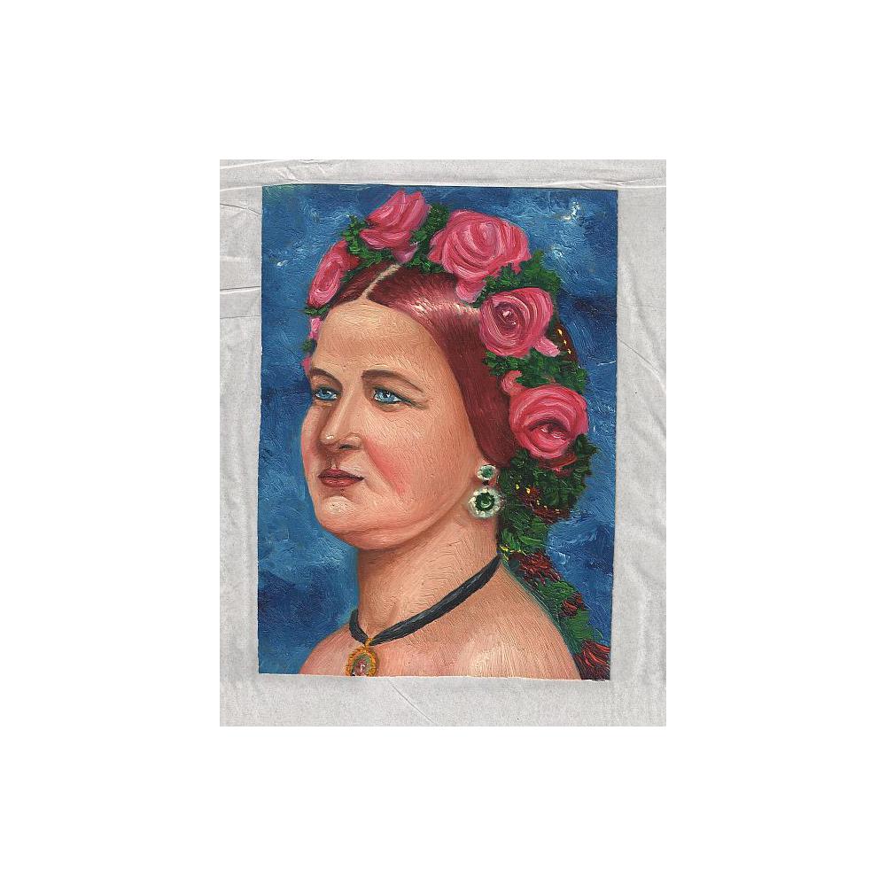 Image: Oil Portrait of Mary Todd Lincoln