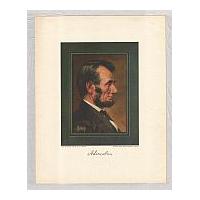 Image: Right Profile Portrait of President Lincoln