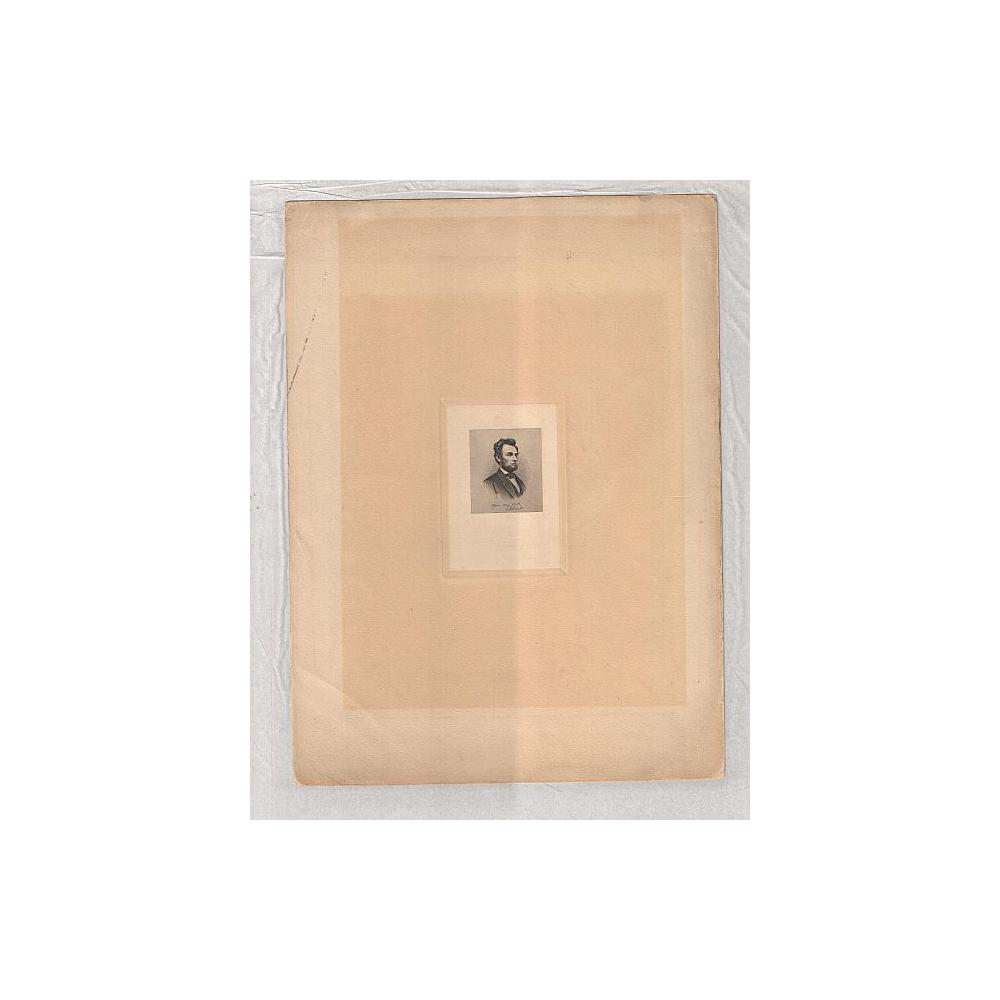 Image: Vignette Portrait of President Abraham Lincoln