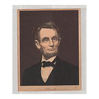 Image: Oil Print of A. Lincoln