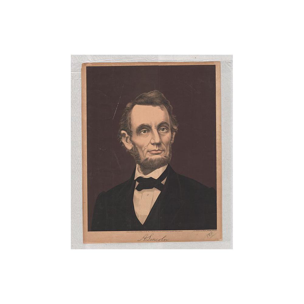 Image: Oil Print of A. Lincoln
