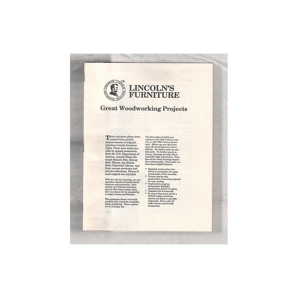 Image: Lincoln's Furniture Book