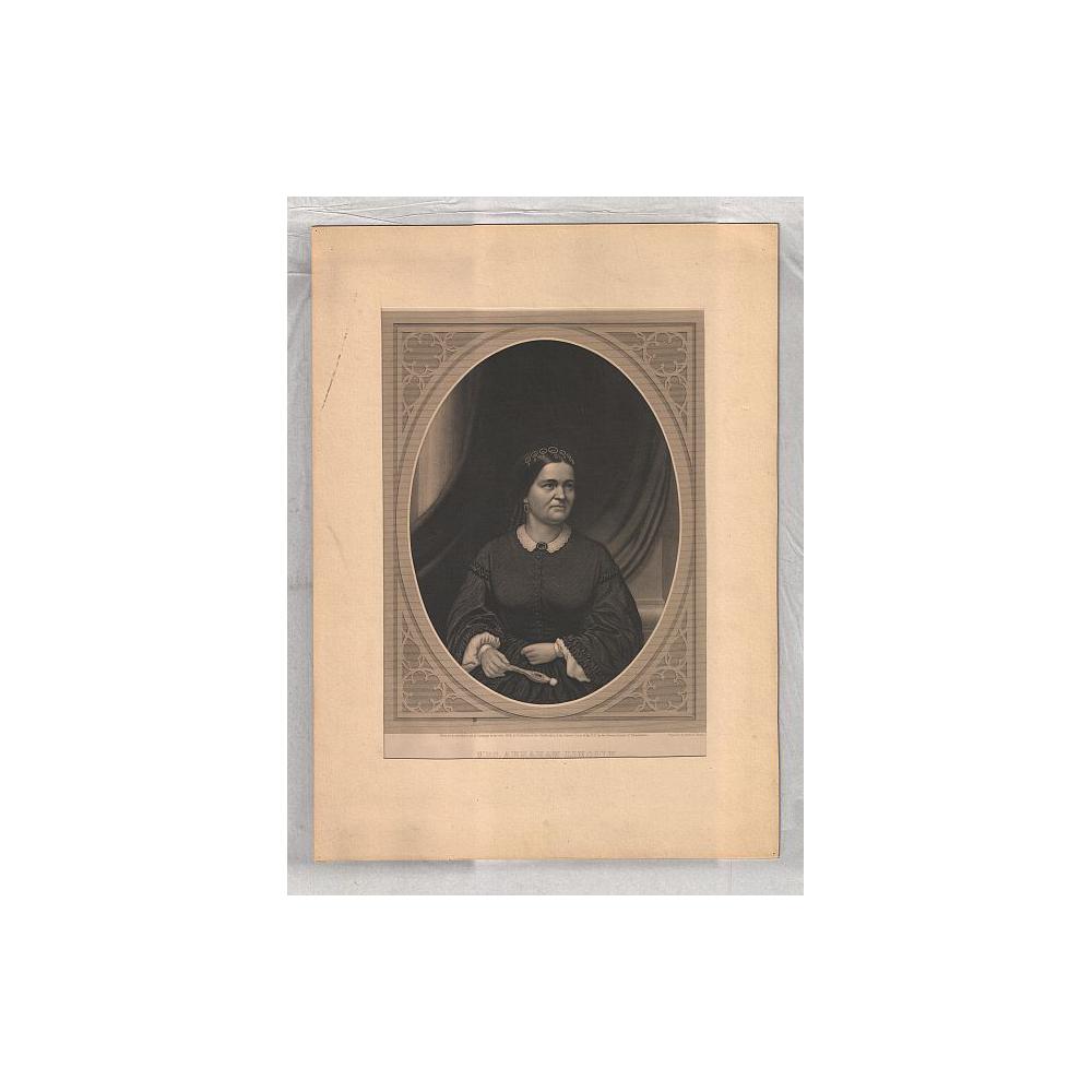 Image: Portrait of Mrs. Abraham Lincoln