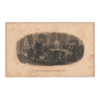 Image: President Lincoln and His Cabinet, with Lt. Genl. Scott, in the Council Chamber at the White House