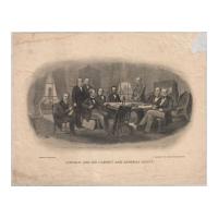 Image: President Lincoln and His Cabinet and General Scott