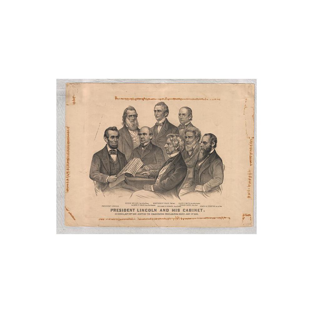 Image: President Lincoln and His Cabinet Adopting the Emancipation Proclamation
