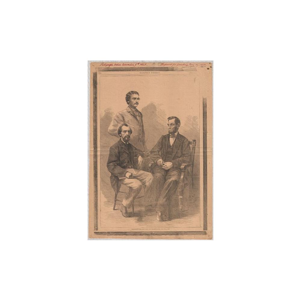 Image: Lincoln and his Secretaries