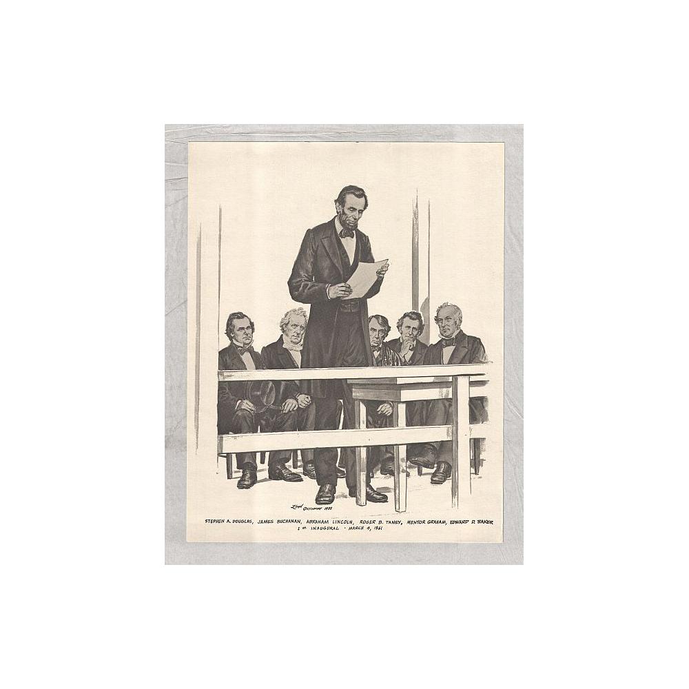 Image: Lincoln's First Inaugural Address