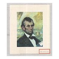 Image: Watercolor of President Lincoln