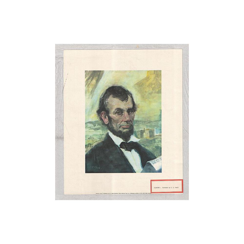 Image: Watercolor of President Lincoln
