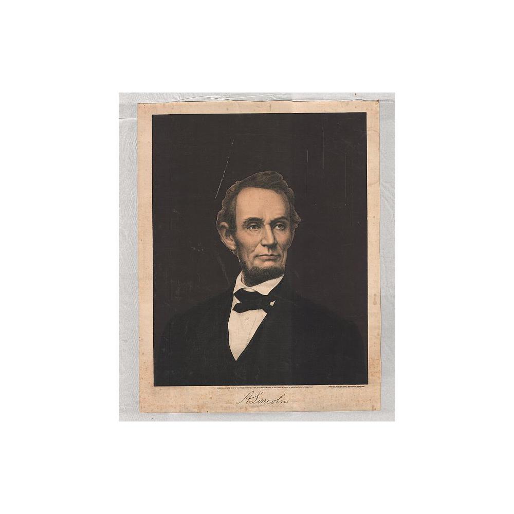 Image: Oil Print of A. Lincoln