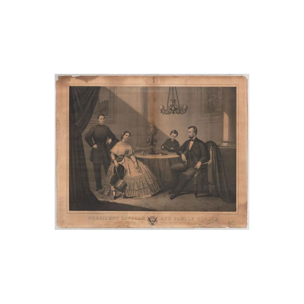 Image: President Lincoln and Family Circle