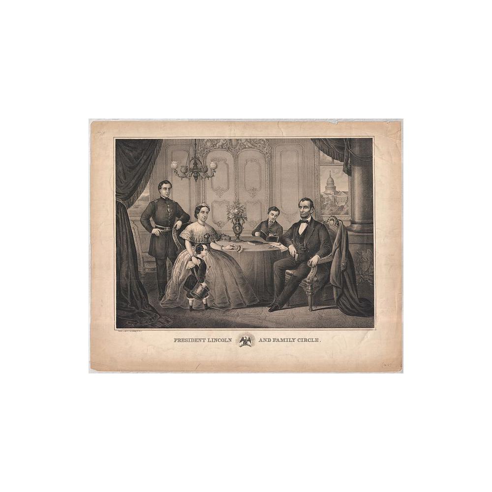 Image: President Lincoln and Family Circle