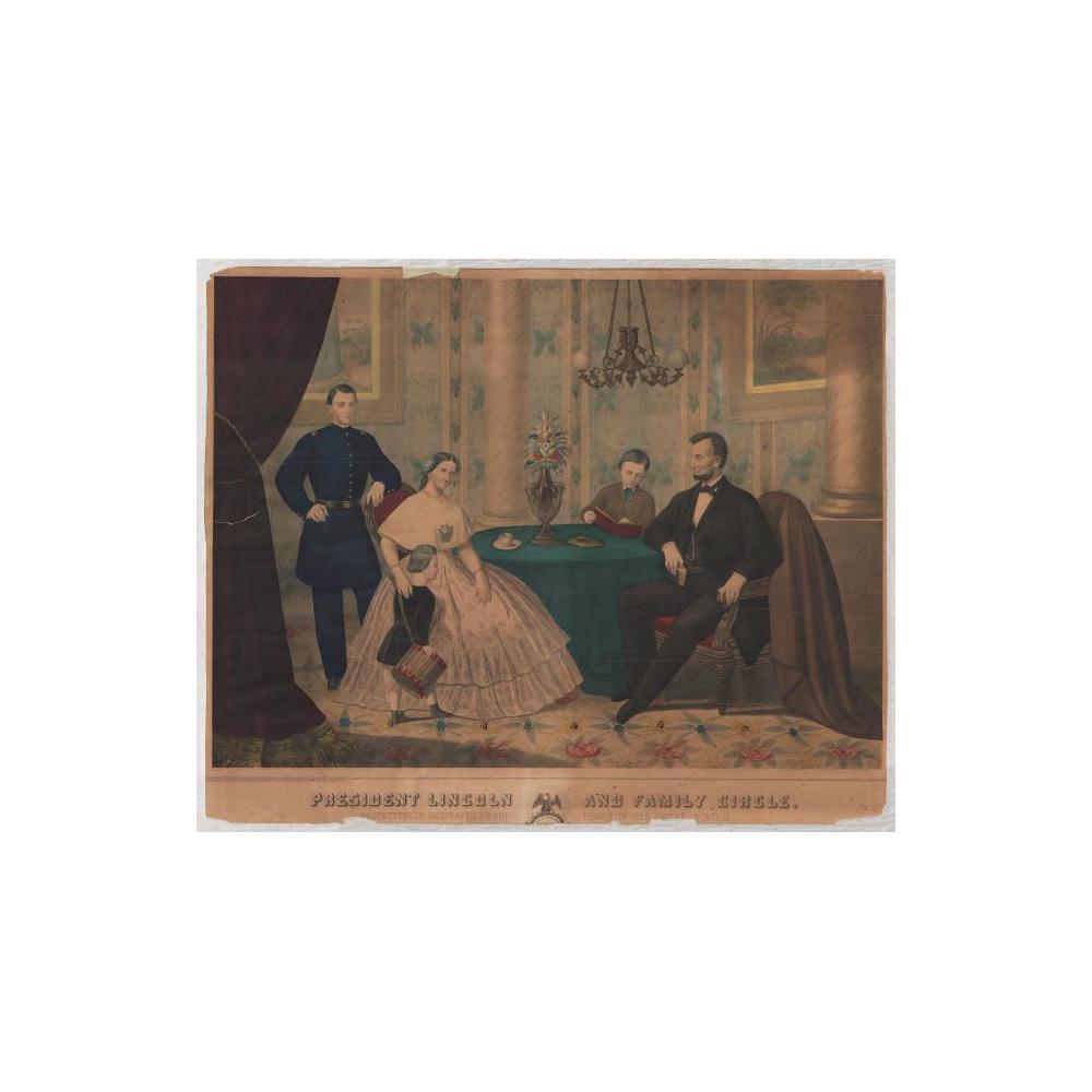 Image: President Lincoln and Family Circle