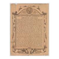 Image: Gettysburg Address of Abraham Lincoln