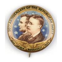 Image: Lincoln-Roosevelt pin