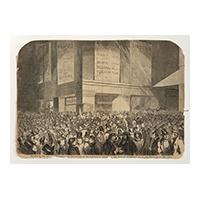 Image: Reading by the Aid of a Drummond Light the Returns of the Presidential Election