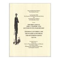 Image: First Annual Ezra J. Warner Lecture in Civil War History