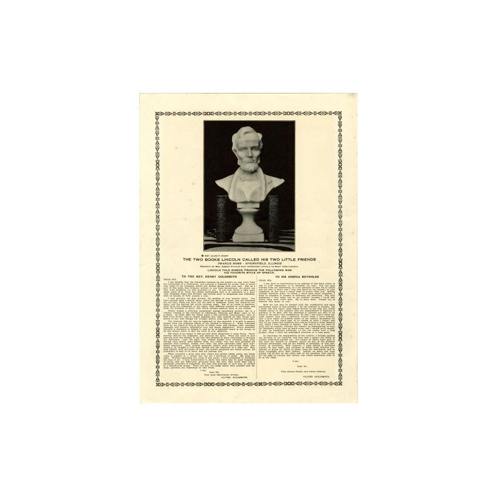 Image: Two Books Lincoln Called His Two Little Friends