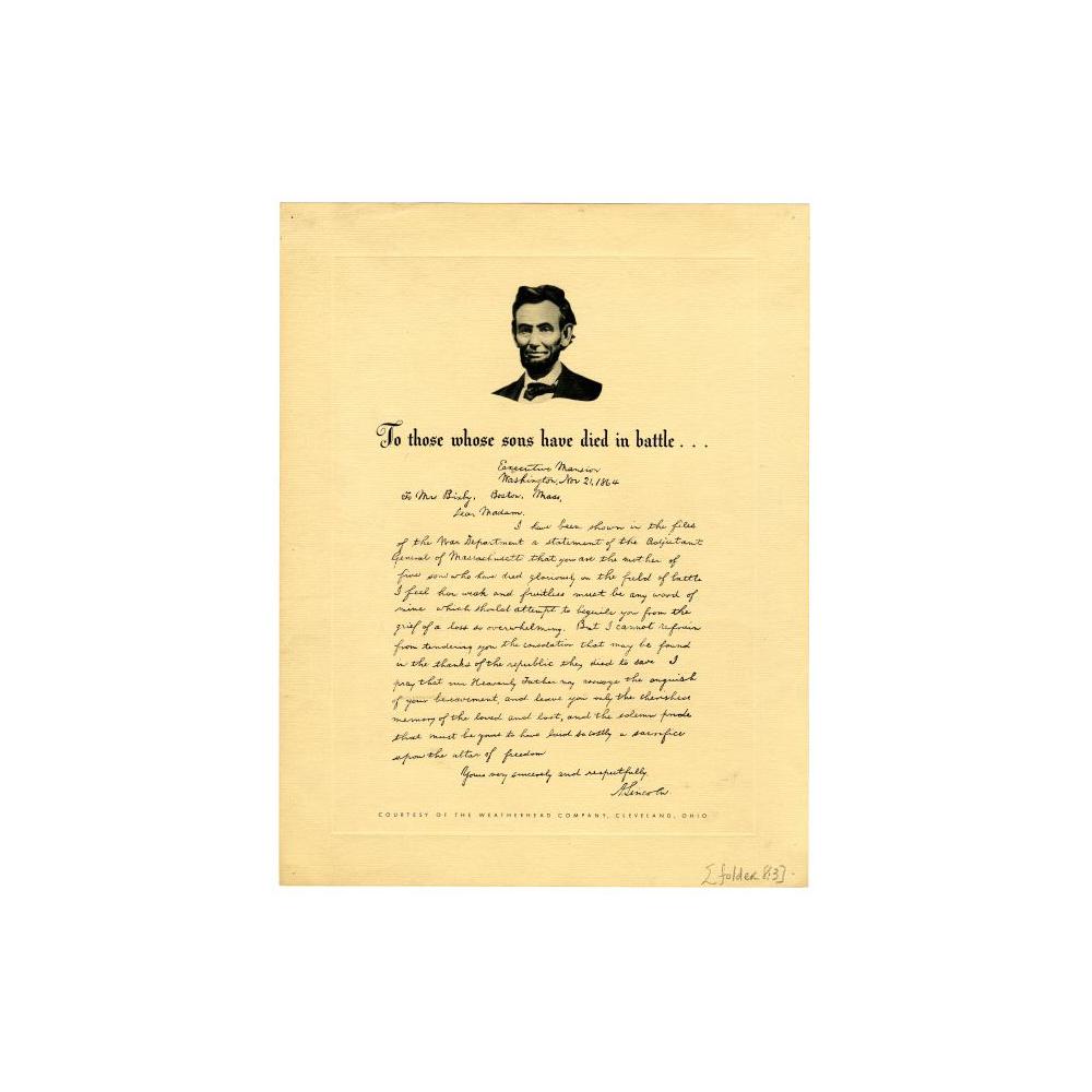 Image: To Those Whose Sons Have Died in Battle...