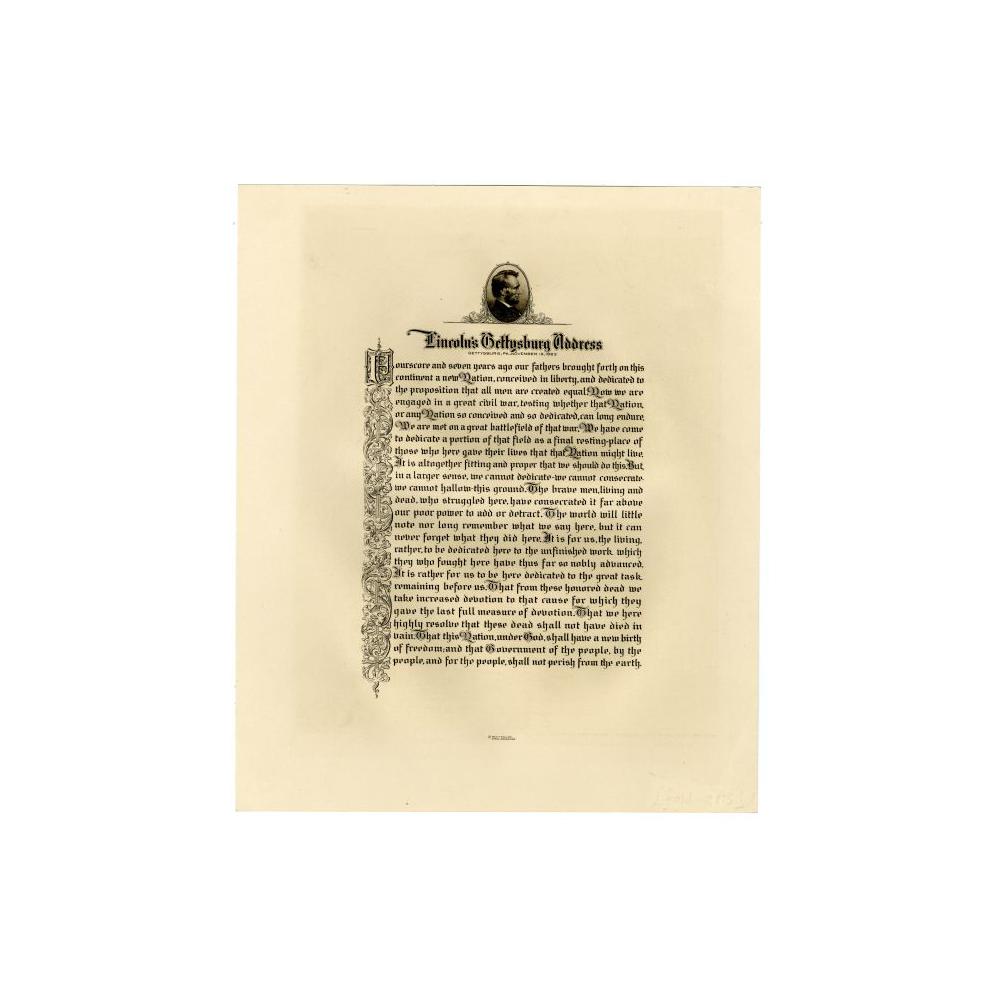 Image: Lincoln's Gettysburg Address