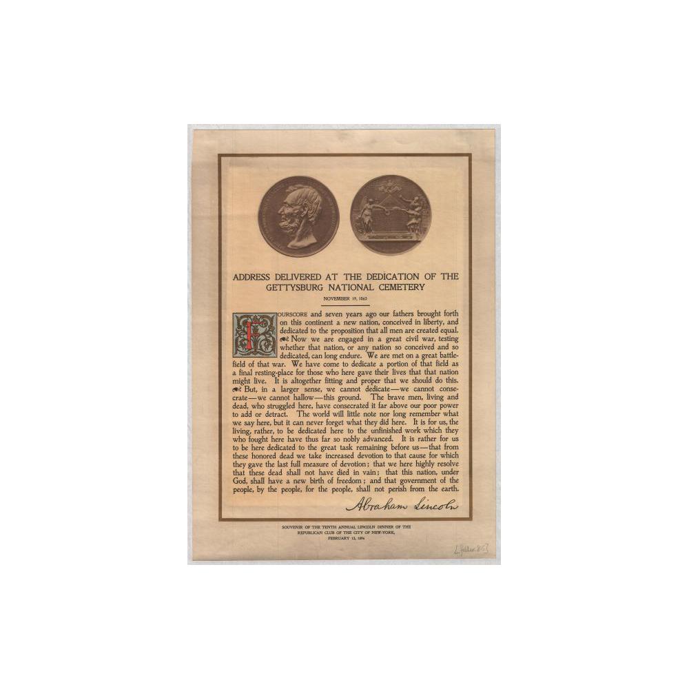 Image: Address Delivered at the Dedication of the Gettysburg National Cemetery