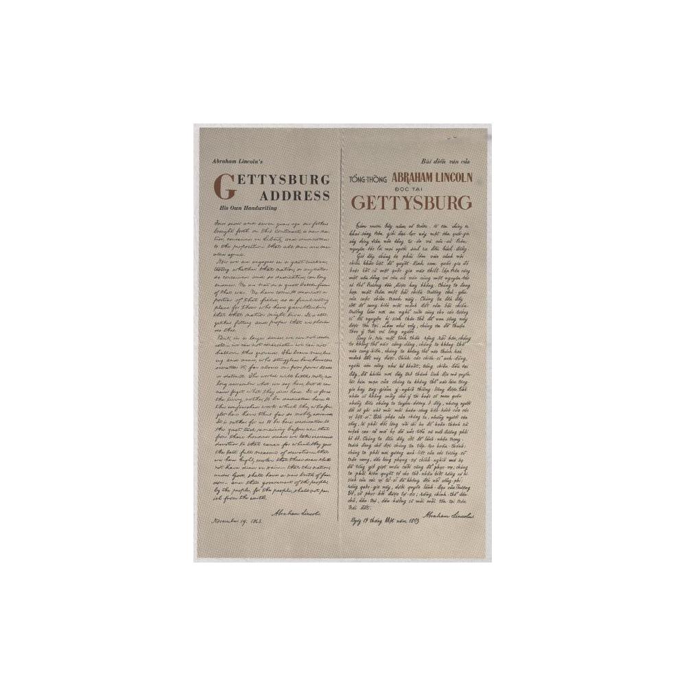 Image: Gettysburg Address in English and Vietnamese