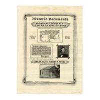 Image: Abraham Lincoln's Tavern License and Bond